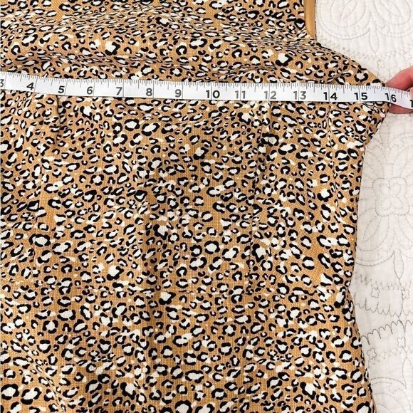 J. CREW Leopard Print Pencil Dress Sz 0 - Picture 7 of 7